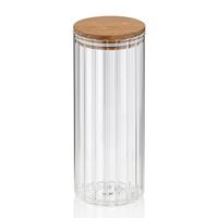 KELA Zásobní dóza Dorothea sklo transparentní 22,5cm 9,0cm 1,1l KL-15284