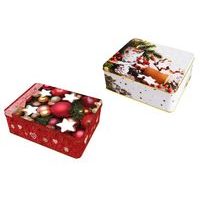dóza plech. 18x12,5x7cm BOX2, Vánoce