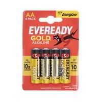 Alkalické tužkové baterie AA 1,5 V 4 ks