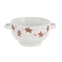Miska ker. polévková PERNÍČEK pr. 14 cm