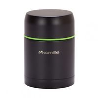 termoska jídlovka 0,50l NR, mat černá, d10,5x15cm, (8hod.)