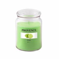 Provence SVÍČKA VE SKLE S VÍČKEM 510G, LIMETKA_hamashop