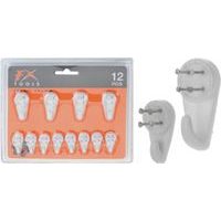 háček- 4ks větší+8ks menší, SÁDROKARTON