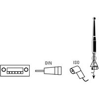 Hama antenna Adapter Plug DIN - Socket Hirschmann Type