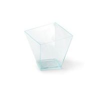 pohárek 60ml hran.Bijoux Quadrato,plast