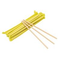 brčko d 6mm, 21cm, 30ks-BAMBOO přír., hyg.bal., ECO 100%rec.