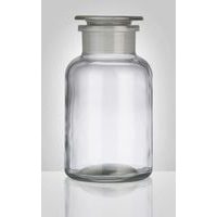 dóza-prachovnice 1000ml-kul.čirá, zabr.víko, sklo