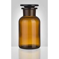 dóza-prachovnice 250ml-kul.hnědá, zabr.víko, sklo