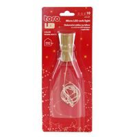 TORO ZÁTKA DEKORAČNÍ S ŘETĚZEM 10LED KOREK_hamashop