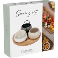 EXCELLENT HOUSEWARE Skleněná konvice na čaj i vodu 1,5 l bílá KO-024001980bila