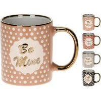 hrnek 310ml NÁPISY, 4dekory, keramika