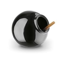 slánka 11x10cm+dř.lžička, 0,3l,černá, KönigHOFFER, DB, keramika