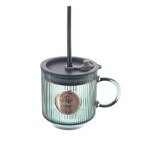 Hrnek s víčkem a brčkem VERDE 0,35 l