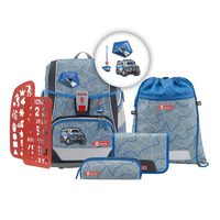 Bagmaster DOPI 23 C velký školní set pro prvňáčky - žluté auto