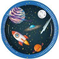 PROCOS TALÍŘKY PAPÍROVÉ VESMÍR 8 KS, 20 CM_hamashop