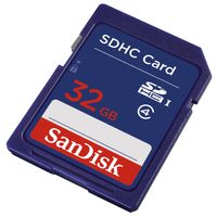 SanDisk microSDHC Card 32 GB + Adaptér