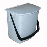 koš odp. 8l kbelík univ.bílý 22x15x29cm závěs