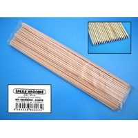 špejle 30cm, d3mm,100ks, hroc., špíz, dřevo