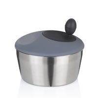 KELA Odstředivka na salát Romy nerez 18/10 stříbrná matná 12,0cm 24,5cm 4,0l KL-12149