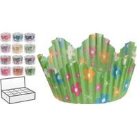 košíček d50x30mm, 60ks, ozd,okraj, bar.papír MUFFINY