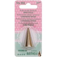 špička d18x30mm BOD d 2mm, TRY-502, zdobící, NR