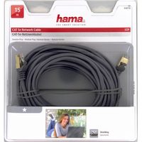 Hama sieťový patch kábel CAT 5e, 2xRJ45, tienený, 15 m, blister
