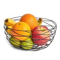 košík d24x10,5cm, GEO W3169A, drát.černý