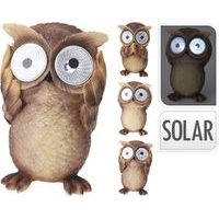 svítilna solární SOVA 3druhy-nevidí, neslyší, nemluví, keram.