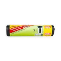 Nezařazeno SÁČEK DO KOŠE HDPE 120L/7KS,80X115CM,19MIKR.,ČERNÁ_hamashop
