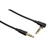 Hama AUX hands-free kabel jack s ovladačem a navíjením, 1,1 m