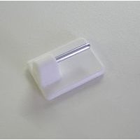 háček-10ks bílý vitráž.,samolep.