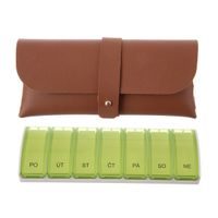 Organizér na léky týdenní s pouzdrem