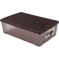 box 30,0l+víko 59x39x17cm hnědý ELEGANCE-XXL