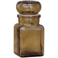 dóza 150ml kouř. TK150/K, 5,5x5,5x12cm, sklo