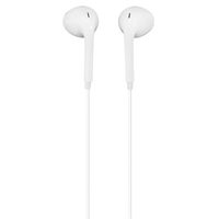 Hama sluchátka s mikrofonem Glow II, pecky, konektor Lightning, bílá