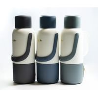 termokonvice 2,0l METALÍZA 3BARVY, šálek, 2držadla, sklo/plast