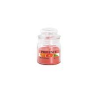 Provence SVÍČKA VE SKLE S VÍČKEM 70G, ČERVENÝ POMERANČ_hamashop