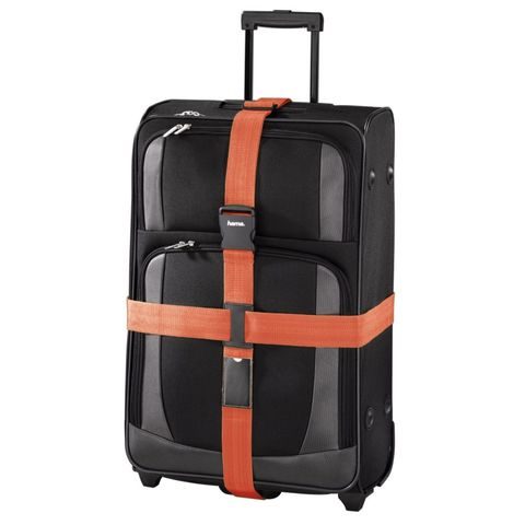 HAMA 2-WAY LUGGAGE STRAP, 5X200 CM/5X230 CM, ORANGE