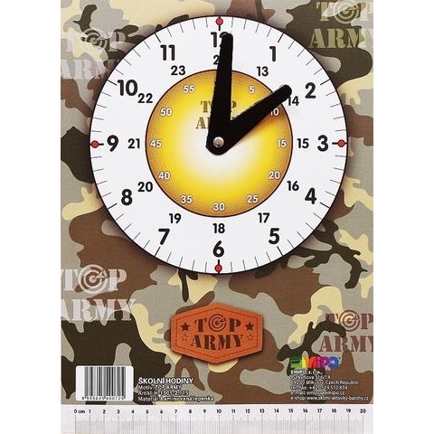 EMIPO ŠKOLSKÉ HODINY TOP ARMY