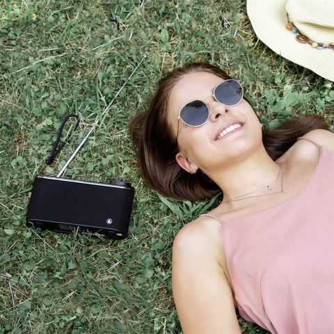 HAMA DIGITÁLNÍ RÁDIO DR15 FM/DAB/DAB+, BATERIOVÉ NAPÁJENÍ