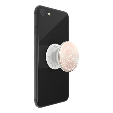 POPSOCKETS POPGRIP GEN.2, BACKSPIN STARRY EYE, OTÁČECÍ (KULIČKOVÉ LOŽISKO), RŮŽOVÝ