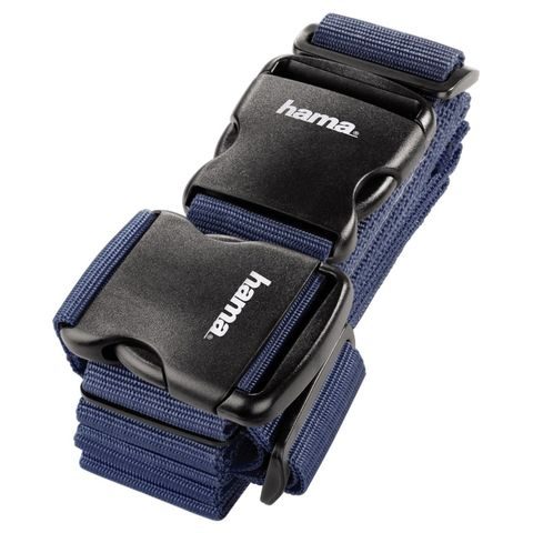 HAMA 2-WAY LUGGAGE STRAP, 5X200 CM/5X230 CM, DARK-BLUE