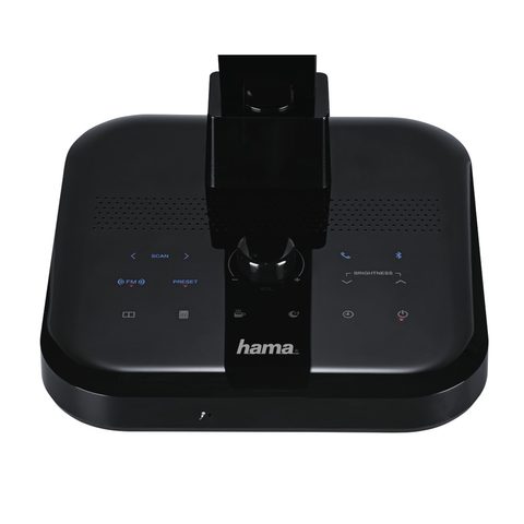 HAMA SL 60 LED DESK LAMP, RADIO/BLUETOOTH/HANDS-FREE SYSTEM/MULTI-COLOUR