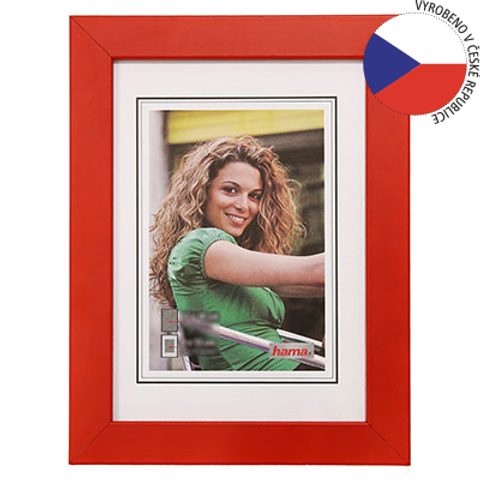 HAMA RÁMEČEK DŘEVĚNÝ JESOLO, ČERVENÁ, 50X70 CM