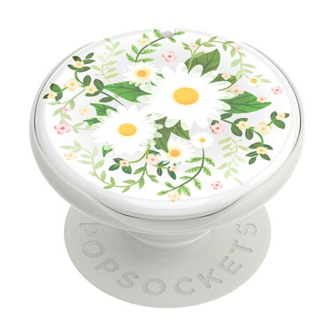 POPSOCKETS POPGRIP GEN.2, POPMIRROR MIDSUMMER, SO ZRKADIELKOM, BÍLÝ S KVÍTKY