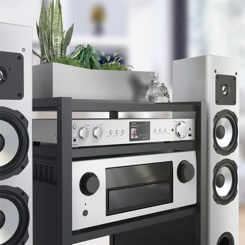 HAMA INTERNETOVÉ RÁDIO DIT2100MSBT, HYBRID HI-FI TUNER, FM/DAB/DAB+/A/MR/BT, STŘÍBRNÉ