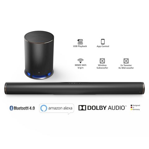 HAMA SMART SOUNDBAR SIRIUM4000ABT, WIRELESS SUBWOOFER / BLUETOOTH / ALEXA