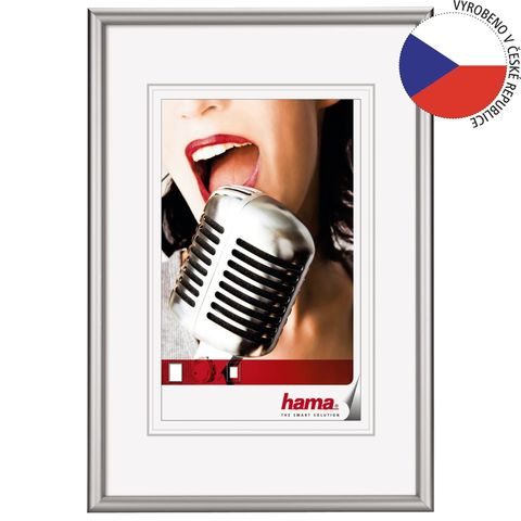 HAMA RÁMEČEK HLINÍKOVÝ CHICAGO, STŘÍBRNÝ, 13X18CM
