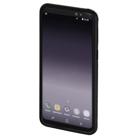 HAMA FRAME COVER FOR SAMSUNG GALAXY S9+, TRANSPARENT/BLACK