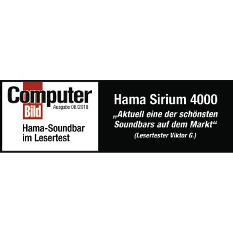 HAMA SMART SOUNDBAR SIRIUM4000ABT, WIRELESS SUBWOOFER / BLUETOOTH / ALEXA